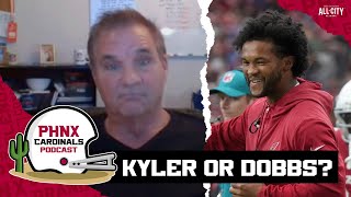 Baldy Breakdown quotYou play your hot handquot between Kyler Murray and Joshua Dobbs [upl. by Orvan]