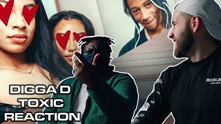 Digga D  Toxic  🇺🇸 Reaction [upl. by Lleynod]