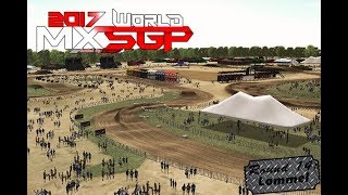 MX Simulator  2017 EMF MXSGP Rd14 Lommel quotMOTO 1 WINquot [upl. by Adnic621]