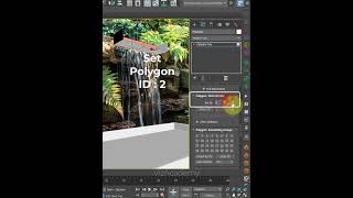 Create waterfall in 3ds Max Chaos Phoenix 3d tutorial 3dsmax [upl. by Anawit]