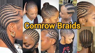 Natural Cornrow Braids Hairstyles for Black Women  Cornrow Hairstyles that you will love [upl. by Gregoire22]