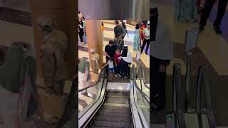 Escalator fear is real [upl. by Akinihs]