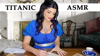 ASMR 🛳️ Titanic Roleplay  ✍️Letter Writing Soft Spoken  For Sleep 😴 [upl. by Dnalsor333]