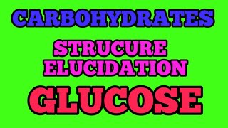 STRUCTURE ELUCIDATION OF THE D GLUCOSE GLUCOSE BSC ORGANIC CHEMISTRY CARBOHYDRATES [upl. by Beverley272]