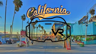 Experience Venice Beach in 360° VR  LAs Iconic Street Performers amp Busy Boardwalk 4K [upl. by Leinehtan]