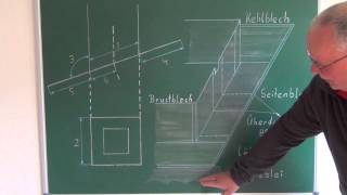 Schornsteineinfassung hergestellt zweiteilig  Maßskizze [upl. by Fry839]