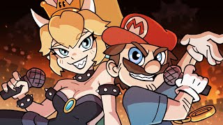 BOWSETTE in 23 Animation Styles ■ HUGE Community Collab ■ The Chalkeaters Mario Song Remake [upl. by Rramed456]