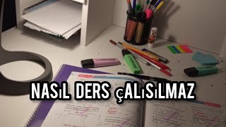 DERS ÇALIŞMA VLOG [upl. by Eedissac]