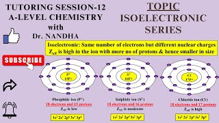 TUTORING SESSION12 ISOELECTRONIC SERIES [upl. by Aehc571]