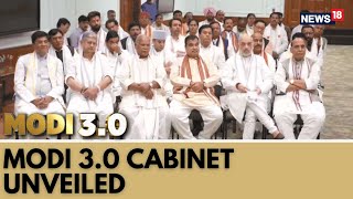 Modi 30 Cabinet Unveiled  PM Modi Allocates Portfolios To His Cabinet Ministers  English News [upl. by Olivero]