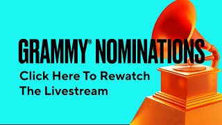 Watch The 2023 GRAMMY Nominations Live [upl. by Nylacaj]