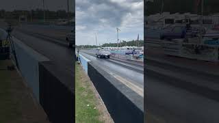 Bruce Tharp Jr in his 72 Cutlass making Sportsman time trial IHRA World Finals Saturday [upl. by Annovad]