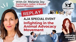 Infighting in the Animal Advocacy Movement  Dr Melanie Joy [upl. by Barayon364]