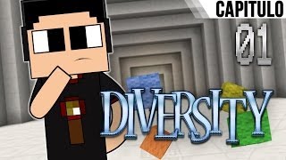 Minecraft Mapa de todo Diversity con ALK4PON3 Ep 1 quotEl camino mas facil lquot [upl. by Ahteres]