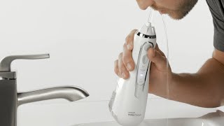 How to Use the Waterpik™ Cordless Advanced Water Flosser WP560 [upl. by Llerat57]