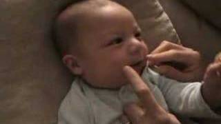 Youngest Talking Baby  Says quotAll Goodquot  11 wks old [upl. by Hite]