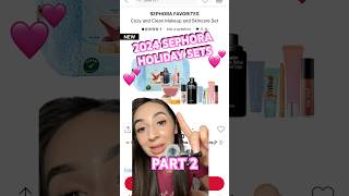 Part 2 Sephora Holiday kits REVEALED 😱👀 sephora shopping beauty makeup skincare [upl. by Tnairb847]