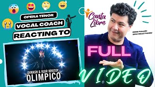 Vocal Coach Reacts to dimashkudaibergen OLIMPICO dimashreaction reactionvideo singer [upl. by Lenahs926]