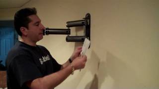 How to Install an Articulating Mount and InWall Power Kit [upl. by Dafna]