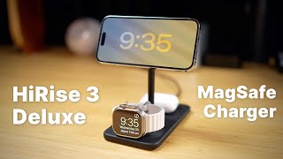 Best iPhone 3in1 MagSafe Charger  HiRise 3 Deluxe Review [upl. by Aciruam226]