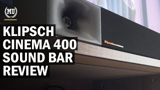 Klipsch Cinema 400 review  Klipsch Sound Bar Review  Are Klipsch Speakers Worth It [upl. by Atiuqan]