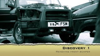 Land Rover Discovery Front Bumper  How To Remove [upl. by Ethelda]