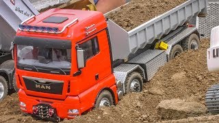 AWESOME RC Trucks Tractors Heavy Machines Big Action [upl. by Eciruam57]