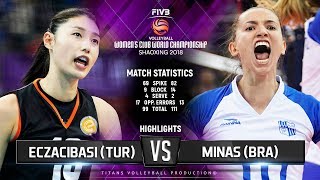 Eczacibasi VitrA TUR vs Minas BRA  Highlights  FIVB Womens Club World Championships 2018 [upl. by Channa279]