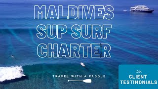 Maldives SUP Surf Coaching amp Marine Education Trip  Travel With A Paddle [upl. by Aksehcnarf]