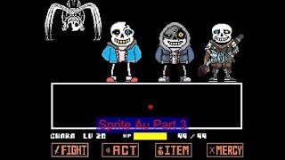 Undertale FightInk Sans Sprite AuPart 3 [upl. by Imoin640]