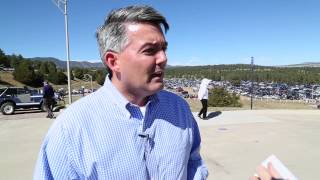 Rep Cory Gardner kicks off football controversy [upl. by Wendolyn]