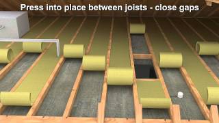 Rockwool Twin Roll Installation Video [upl. by Rosalind]