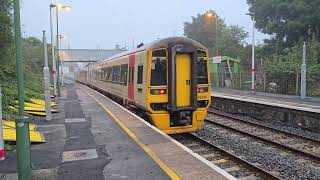 Newtown Powys Railway Update 16th Sept 2024 New Sign Foggy [upl. by Livingston]