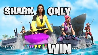 Faze H1ghSky1 Siblings FORTNITE Challenge Using SHARKS ONLY [upl. by Elolcin51]