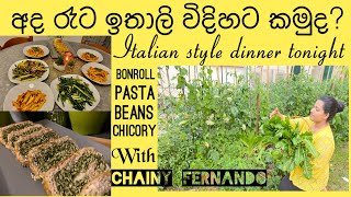 Let’s have Italian stylepastaBon roll chicory and beans to night with mommy with Niki no 45 [upl. by Sherfield]