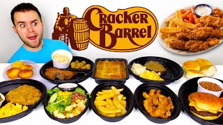 I tried Cracker Barrels ENTREE MENU its a mess FULL MENU REVIEW [upl. by Hisbe]