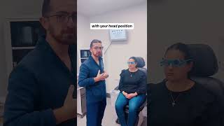 Checking vertical heterophoria with maddox rod test … bvd binocularvisionmatters bvdtest eyeexam [upl. by Iy]