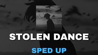 Stolen Dance Sped Up [upl. by Yelsew]