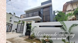 Tour267 OVERLOOKING SINGLEDETACHED HOUSE amp LOT FOR SALE in Monteverde Royale Taytay Rizal [upl. by Ecirpac]