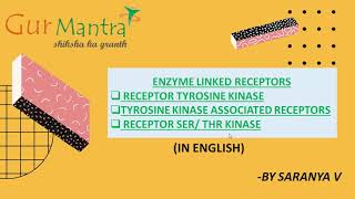 ENZYME LINKED RECEPTORS  RTK  RAS MAPK PATHWAY  TGF BETA PATHWAY  GATE BT  GURMANTRA [upl. by Thais835]