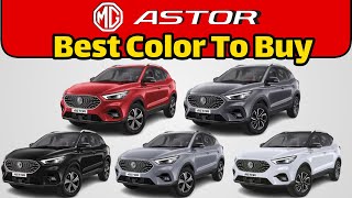 MG ASTOR Colour Options  2024  MG ASTOR Best Color to Buy  mgastor2024 [upl. by Husha]