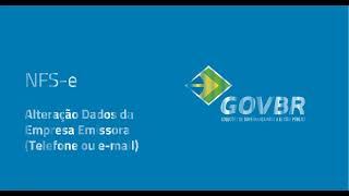 NFS e Alteração de Dados da Empresa Emissora [upl. by Akcebar877]