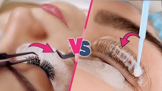 The TRUTH about lash lifts vs lash extensions my experience [upl. by Yatnwahs]