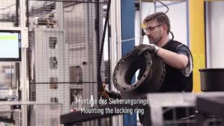 Einblicke in die BPW Produktion Montage und Hochzeit Wheel End und Achskörper [upl. by Sanford]