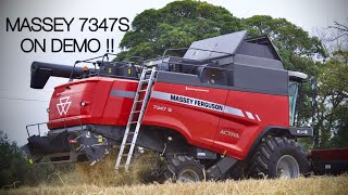 MASSEY FERGUSON 7347S amp NEWHOLLAND CS640 harvest 2024  Kavanaghs [upl. by Ylatan450]