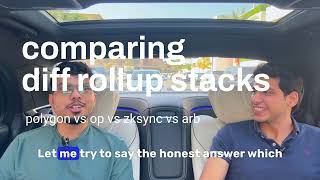 Avail CoFounder Part 7 Comparing Rollup Stacks  Pol vs OP vs zkSync vs Arb vs Starkware [upl. by Saretta742]