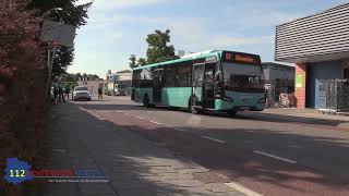 Fietsster gewond na aanrijding met lijnbus in Borculo [upl. by Oiliruam]