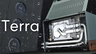 Liquid TERRA Custom Loop High End SFF Build [upl. by Yknip]