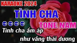 Tình Cha Karaoke Tone Nam Karaoke Đăng Khôi  Beat Mới [upl. by Agata838]