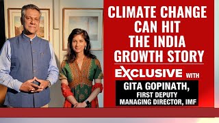 Climate Change  quotClimate Change A Downside Risk To Indian Economyquot Gita Gopinath To NDTV [upl. by Luba910]